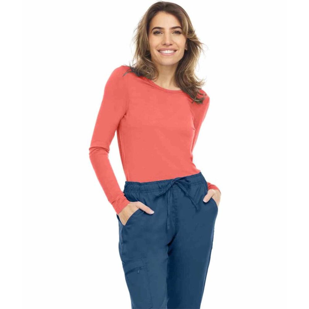 MEDICHIC Womens Ultrasoft Stretch Basic T-Shirt, NWT